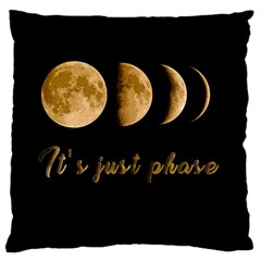 Moon phases  Large Cushion Case (Two Sides)