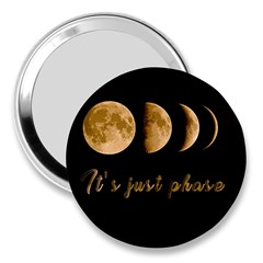 Moon Phases  3  Handbag Mirrors by Valentinaart