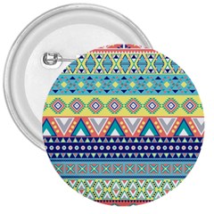 Tribal Print 3  Buttons by BangZart