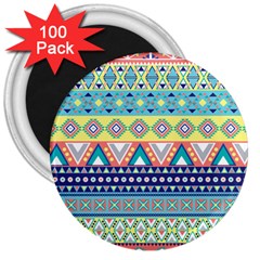 Tribal Print 3  Magnets (100 Pack) by BangZart