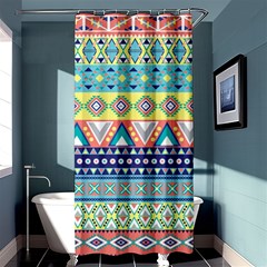 Tribal Print Shower Curtain 36  X 72  (stall)  by BangZart