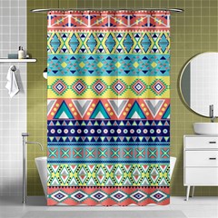 Tribal Print Shower Curtain 48  X 72  (small)  by BangZart