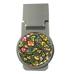 Bohemia Floral Pattern Money Clips (round)  by BangZart