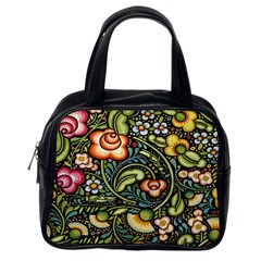 Bohemia Floral Pattern Classic Handbags (one Side) by BangZart