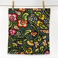 Bohemia Floral Pattern Face Towel by BangZart