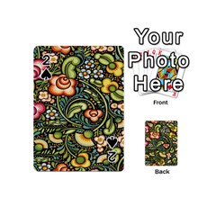 Bohemia Floral Pattern Playing Cards 54 (mini)  by BangZart