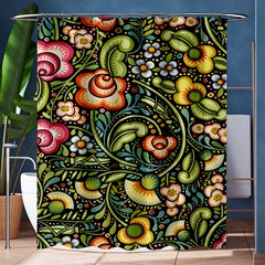 Bohemia Floral Pattern Shower Curtain 60  X 72  (medium)  by BangZart