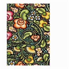 Bohemia Floral Pattern Small Garden Flag (two Sides) by BangZart