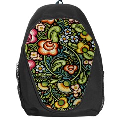 Bohemia Floral Pattern Backpack Bag by BangZart