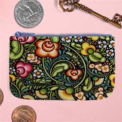 Bohemia Floral Pattern Large Coin Purse by BangZart