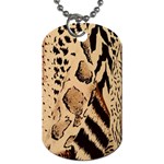 Animal Fabric Patterns Dog Tag (Two Sides) Front