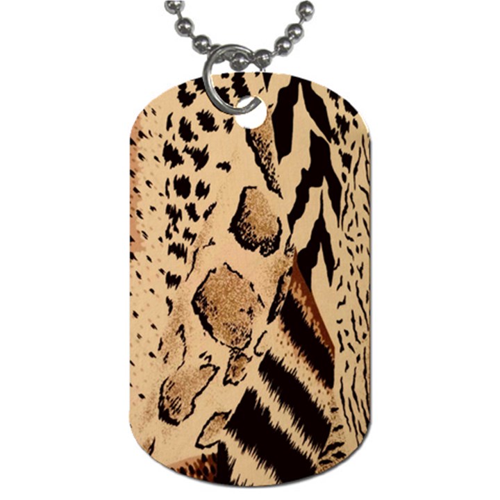 Animal Fabric Patterns Dog Tag (Two Sides)