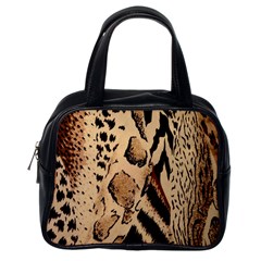 Animal Fabric Patterns Classic Handbags (one Side) by BangZart