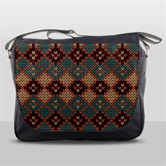 Knitted Pattern Messenger Bags by BangZart