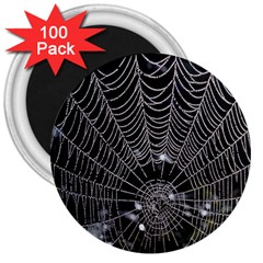 Spider Web Wallpaper 14 3  Magnets (100 Pack) by BangZart