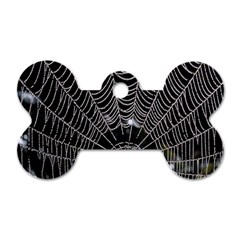 Spider Web Wallpaper 14 Dog Tag Bone (two Sides) by BangZart