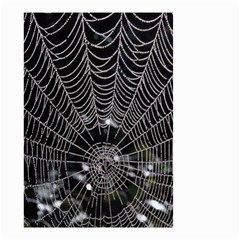 Spider Web Wallpaper 14 Small Garden Flag (two Sides) by BangZart