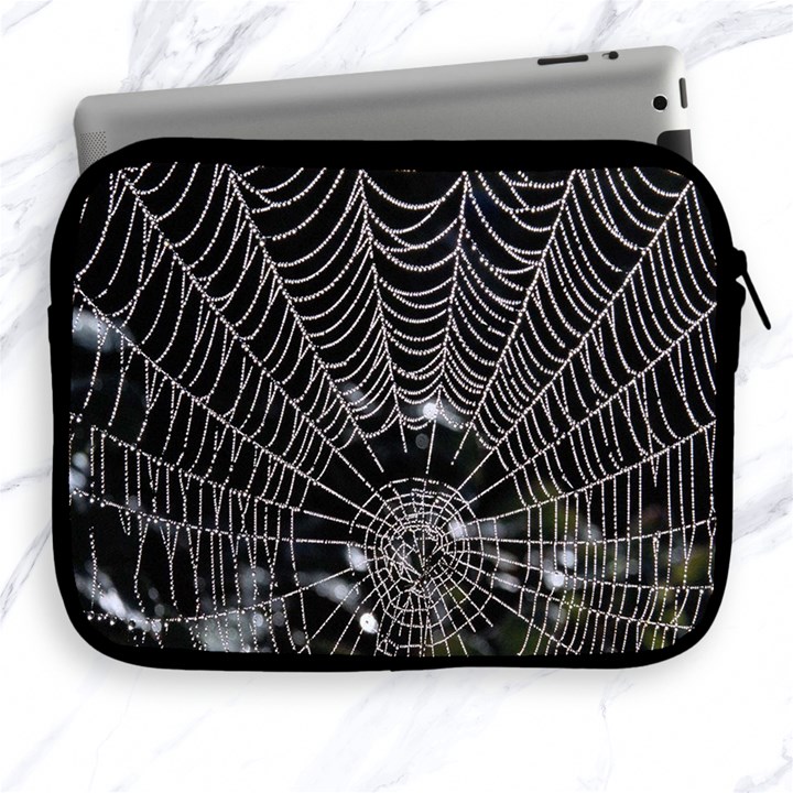 Spider Web Wallpaper 14 Apple iPad 2/3/4 Zipper Cases