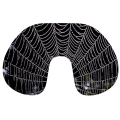 Spider Web Wallpaper 14 Travel Neck Pillows by BangZart