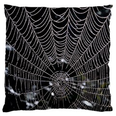 Spider Web Wallpaper 14 Standard Flano Cushion Case (two Sides) by BangZart