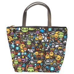 Many Funny Animals Bucket Bags by BangZart