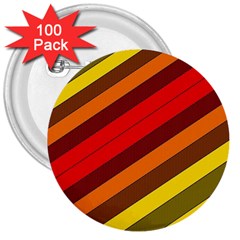 Abstract Bright Stripes 3  Buttons (100 Pack)  by BangZart