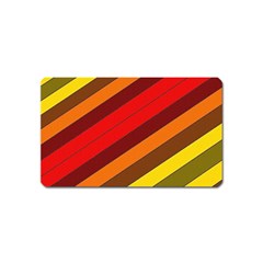 Abstract Bright Stripes Magnet (name Card) by BangZart