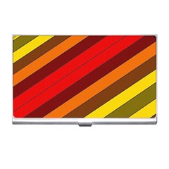 Abstract Bright Stripes Business Card Holders by BangZart