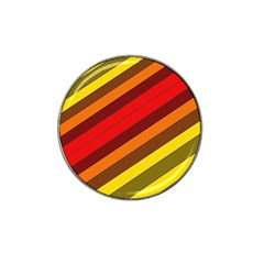 Abstract Bright Stripes Hat Clip Ball Marker (10 Pack) by BangZart