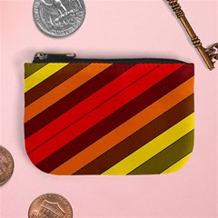 Abstract Bright Stripes Mini Coin Purses by BangZart