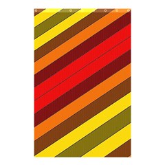 Abstract Bright Stripes Shower Curtain 48  X 72  (small)  by BangZart