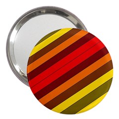 Abstract Bright Stripes 3  Handbag Mirrors by BangZart