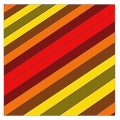 Abstract Bright Stripes Large Satin Scarf (square) by BangZart