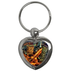 Hdri City Key Chains (heart)  by BangZart