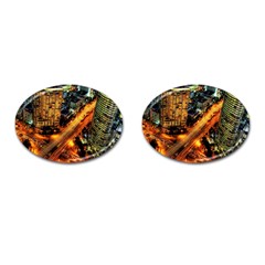 Hdri City Cufflinks (oval) by BangZart