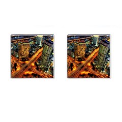 Hdri City Cufflinks (square) by BangZart