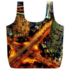 Hdri City Full Print Recycle Bags (l)  by BangZart