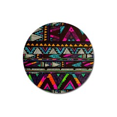 Cute Hipster Elephant Backgrounds Magnet 3  (round) by BangZart