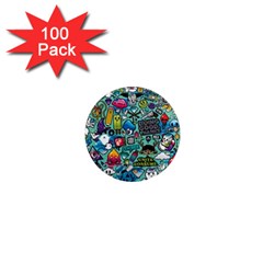 Comics 1  Mini Magnets (100 Pack)  by BangZart