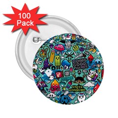 Comics 2 25  Buttons (100 Pack)  by BangZart