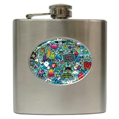 Comics Hip Flask (6 Oz) by BangZart