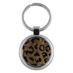 Metallic Snake Skin Pattern Key Chains (round)  by BangZart