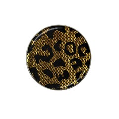 Metallic Snake Skin Pattern Hat Clip Ball Marker by BangZart