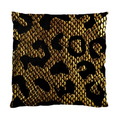 Metallic Snake Skin Pattern Standard Cushion Case (two Sides) by BangZart