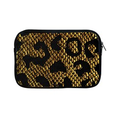 Metallic Snake Skin Pattern Apple Ipad Mini Zipper Cases by BangZart