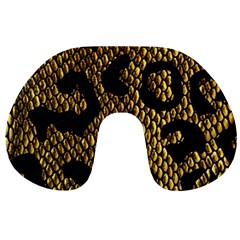 Metallic Snake Skin Pattern Travel Neck Pillows by BangZart