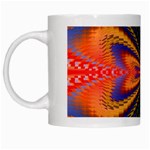 Casanova Abstract Art Colors Cool Druffix Flower Freaky Trippy White Mugs Left