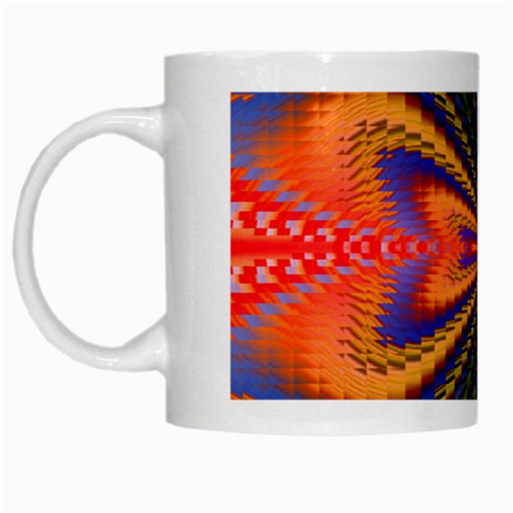 Casanova Abstract Art Colors Cool Druffix Flower Freaky Trippy White Mugs