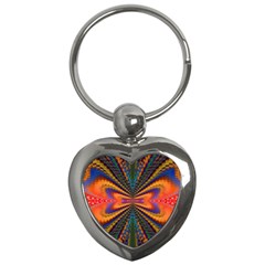 Casanova Abstract Art Colors Cool Druffix Flower Freaky Trippy Key Chains (heart)  by BangZart