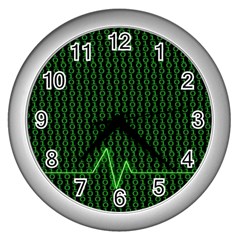 01 Numbers Wall Clocks (silver)  by BangZart